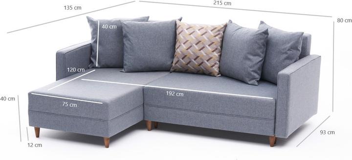 Actual product image Atelier del Sofa Hannah (Corner sofa, Sofa bed)