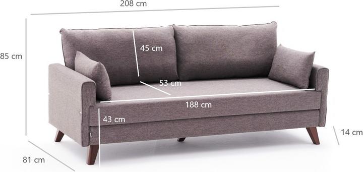 Produktbild Atelier del Sofa Scarlette (3-Sitzer)