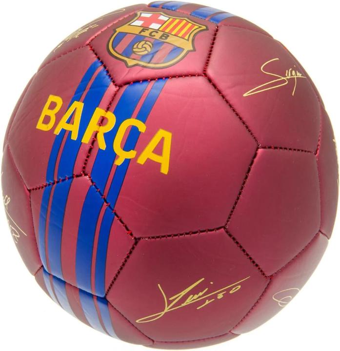 Actual product image FC Barcelona Football With Signatures (5)