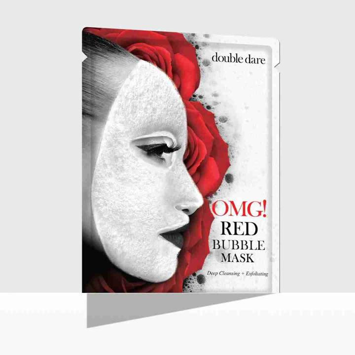 Image du produit double dare OMG! Masque à bulles rouges