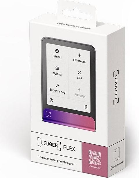 Immagine prodotto Ledger Flex inkl. Recovery Key (Ethereum Classic, Bitcoin, Cardano)