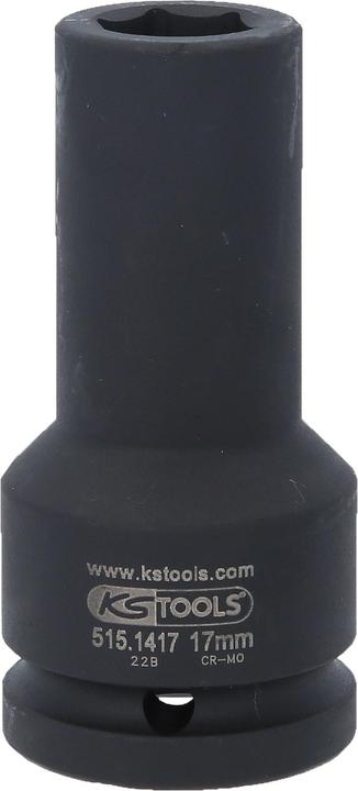 Produktbild KS Tools 3/4" Sechskant-Kraft-Stecknuss lang (17 mm)