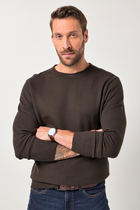 Produktbild JP1880 JP AWARE Pullover, recycelte Materialien, Strukturstrick, bis 7 XL (L)