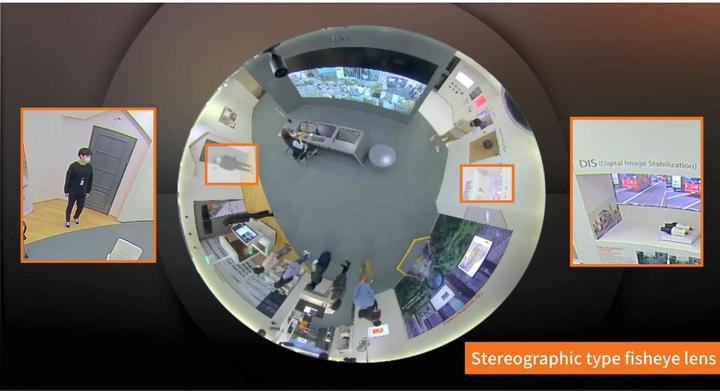 Actual product image Hanwha XNF-9010RV dome camera out.12MP PoE IR IK10 (3008 x 3008 Pixels)