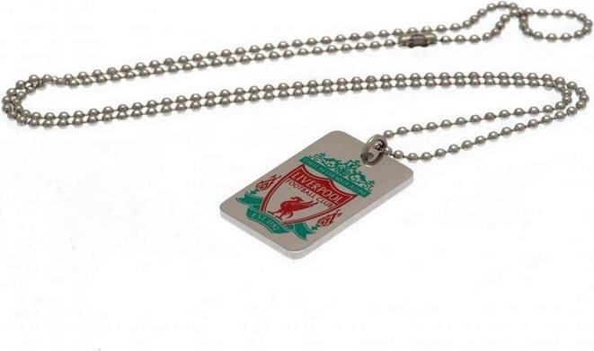 Actual product image Score Draw Enamel Crest Dog Tag And Chain (100% synthetic material)