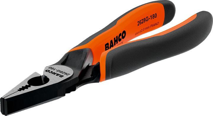 Produktbild Bahco ERGO Kombizange mit Öffnungsfeder, Zwei-Komponenten-Griff, phosphatiert(160 mm) (160 mm)