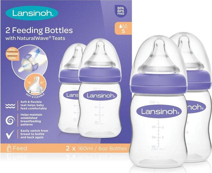 Lansinoh Butelka 160ml 2szt. (75830) (160 ml)