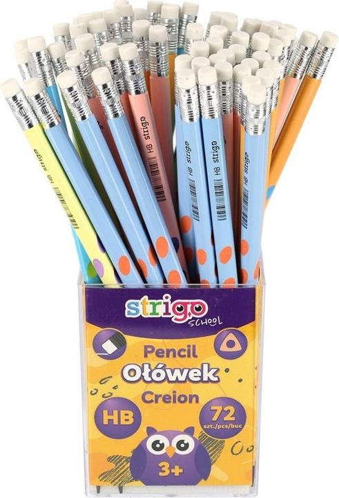 Produktbild Stigo Bike HB-Kunststoffstift mit Radiergummi (72 Stück) STRIGO (72 x)