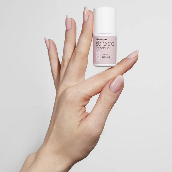 Produktbild Alessandro ALESSAN Striplac UV Colo Pre Balle 6.5ml (103 Pretty Ballerina, UV-Gel Lack)