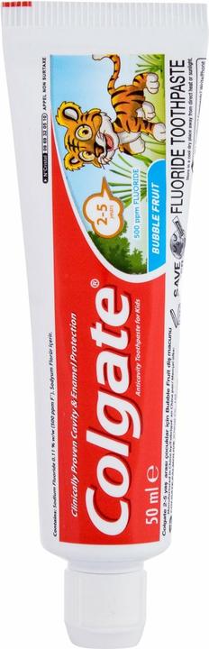Immagine prodotto Colgate Dentifricio Kids Bubble Fruit (2 - 5 anni) - Dentifricio per bambini (50 ml)