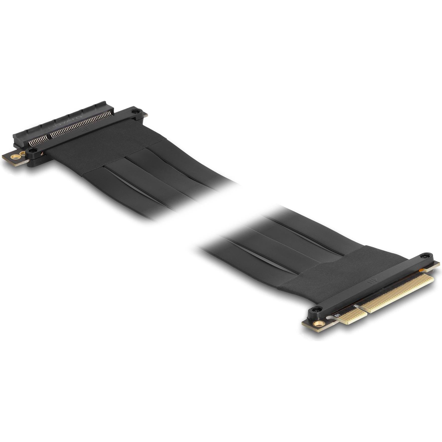Thumbnail - Delock Riser Karte PCI Express x8 Stecker zu x8 Slot mit Kabel 60 cm, Mainboard Zubehör
