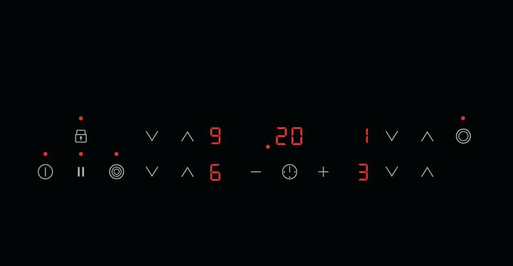 Actual product image AEG HK634030FB Black Built-in Ceramic 4 zone(s) (59 cm, Electric hob)