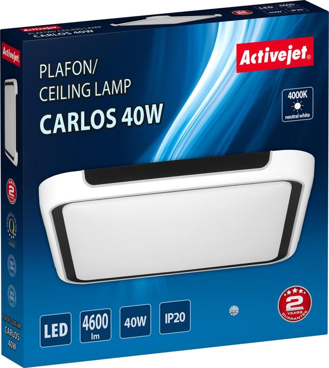 Image du produit Activejet Plafonnier à LED AJE-CARLOS 40W (5000 lm, E27)