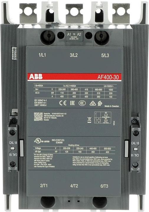 Actual product image ABB AF400-30-22 200-50V