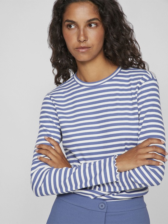 Actual product image Vila Ribbed top with long sleeves (M)