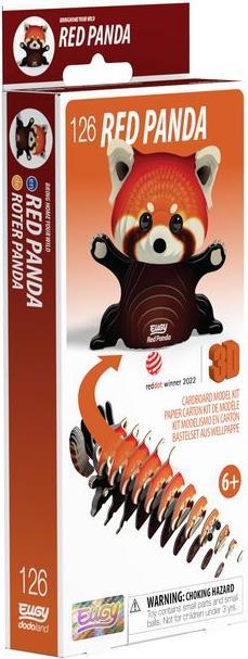 Actual product image Eugy 3D Bastelset Roter Panda