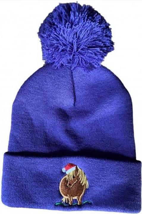 Immagine prodotto British Country Collection Santa Pony Cappello a Cuffia Natale Pom Pom Bambini