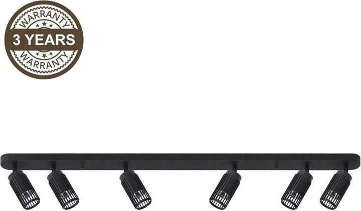 Image du produit Domoletti CEILING LIGHT ALVEO 6XGU10 ML0297 BLACK (110 x 80 cm)
