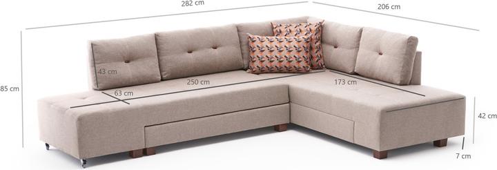 Immagine prodotto Atelier del Sofa Cali (Divano letto, Divano ad angolo)