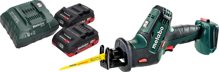 Actual product image Metabo SSE 18 LTX Compact cordless recipro saw reciprocating saw 18 V 13 mm + 2x LiHD battery 4.0 Ah +