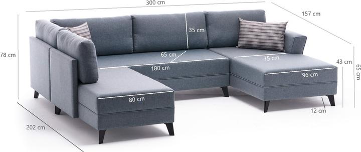Actual product image Atelier del Sofa Amiri (Sofa landscape, Sofa bed)