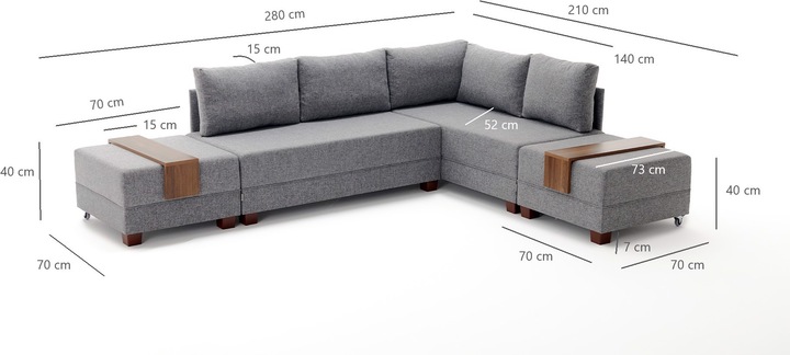 Produktbild Atelier del Sofa Winnie (Ecksofa)