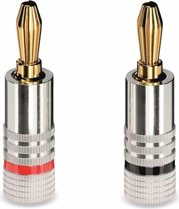 Produktbild Delock PureLink sonero Bananenstecker - schraubbar - 4er Set
