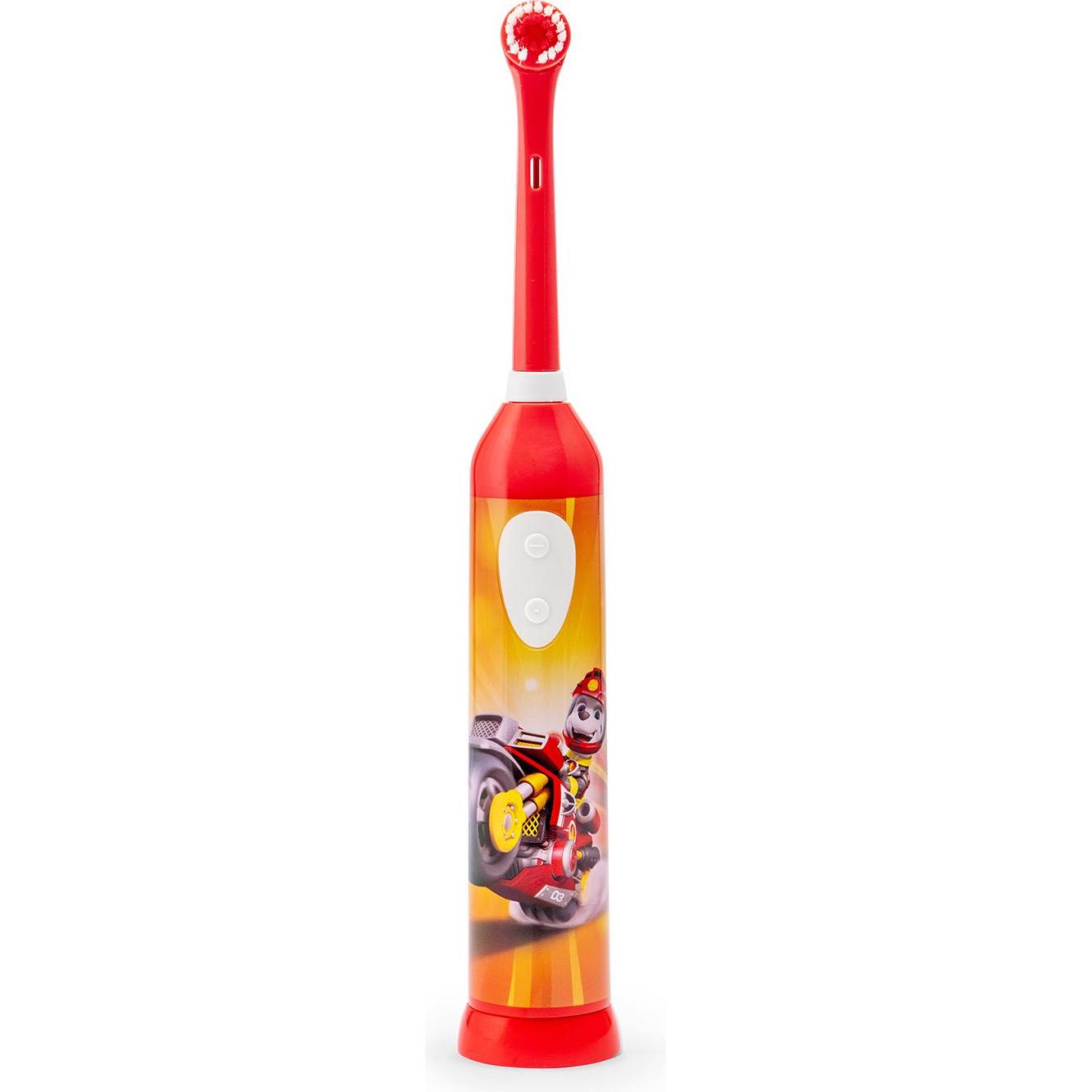 Huslog, Elektrische Zahnbürste, Paw Patrol Kinderzahnbürste mit Oszillation MOTO Rot (Oszillierende Zahnbürste)