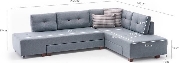 Immagine prodotto Atelier del Sofa Cali (Divano letto, Divano ad angolo)
