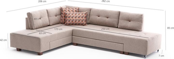 Immagine prodotto Atelier del Sofa Cali (Divano letto, Divano ad angolo)