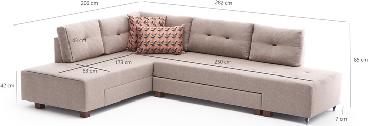 Image du produit Atelier del Sofa Cali (Canapé d'angle)
