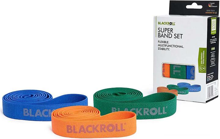Produktbild Blackroll Super Band Set (1.04 m, Leicht, Mittel, Stark)