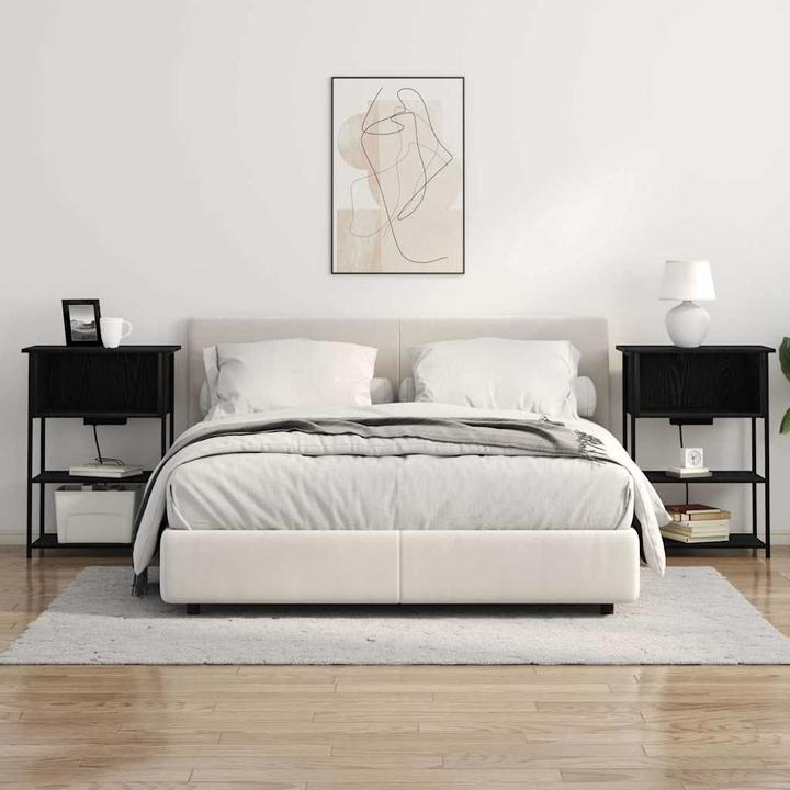 Actual product image vidaXL Bedside table (31 x 55 x 76 cm)