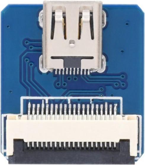 Produktbild WaveShare Micro HDMI Female Stecker horizontal (HDMI)