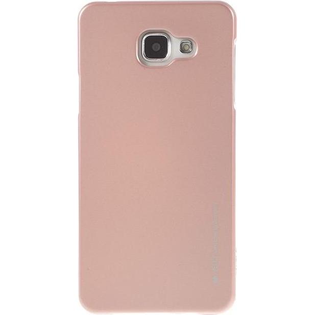 Thumbnail - Goospery i Jelly Metal Series (Samsung Galaxy A7 (2016)), Smartphone Hülle, Rosa, Gold