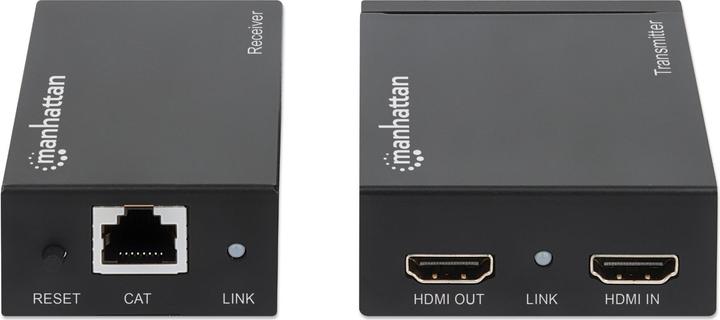 Productafbeelding Manhattan HDMI over Ethernet Extender Kit Signaalversterker 1080p tot 50 m over een Cat6 netwerkkabel...