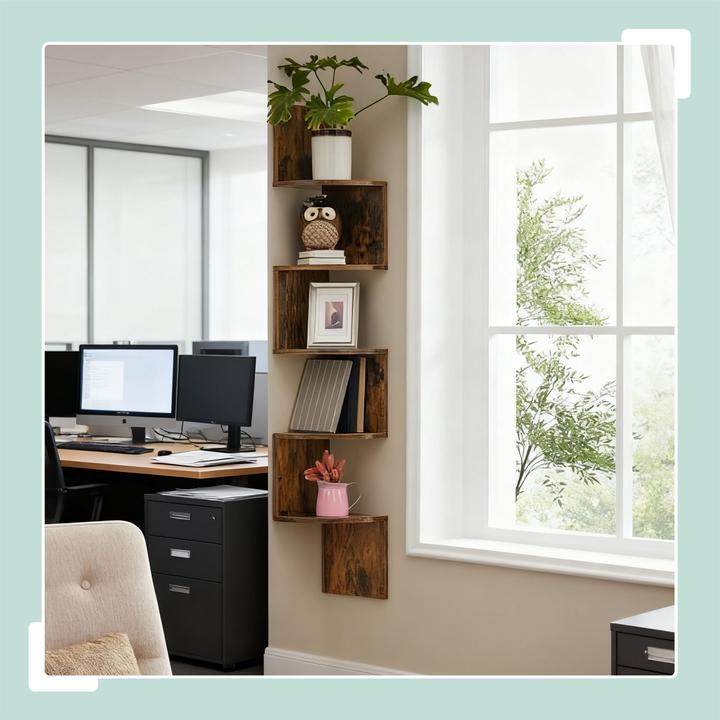 Image du produit Relaxdays Eckregal (20 x 20 x 125 cm)