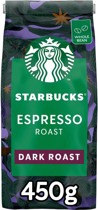 Actual product image Starbucks Espresso Roast Dark Roast whole bean coffeE (450 g, Dark roast)