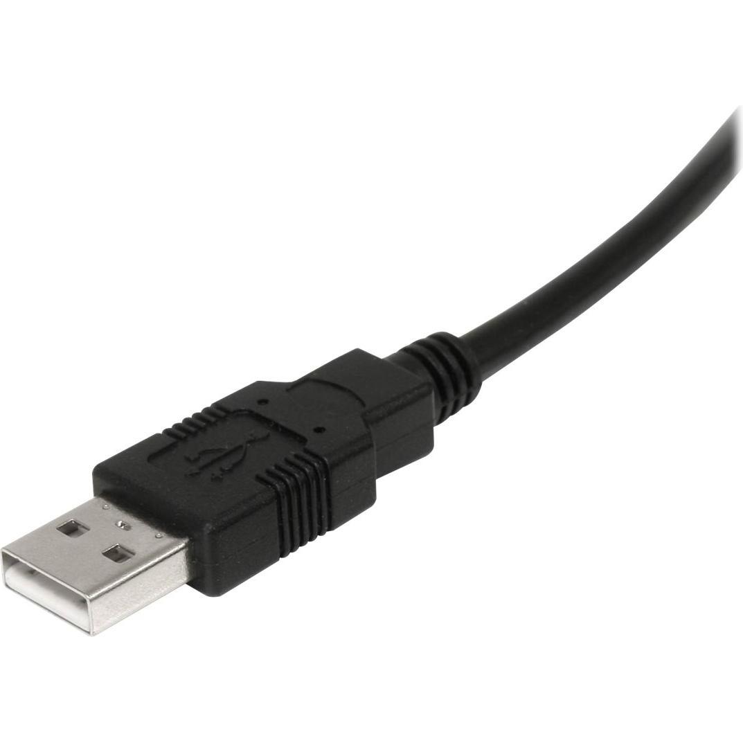 StarTech 10m Aktives USB 2.0 A auf B Kabel - USB Anschlusskabel - Stecker/Stecker - Schwarz (9.15 m, USB 2.0), USB Kabel