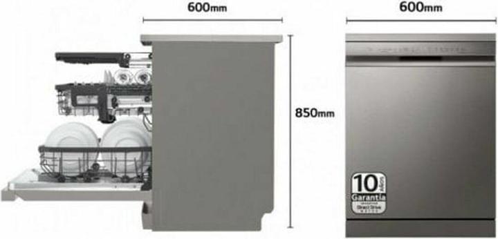 Produktbild LG Geschirrspüler Df355Fp
