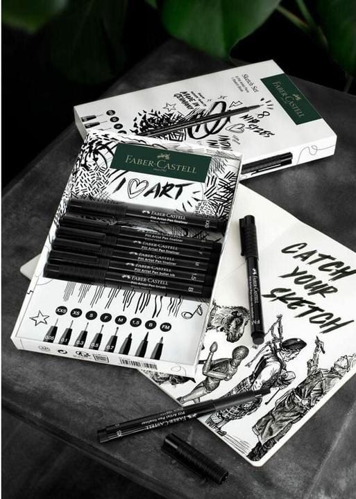 Immagine prodotto Faber-Castell Kreativset Pitt (Nero, 8x)