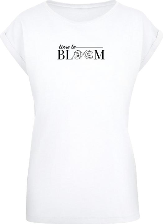 Produktbild Merchcode Ladies Time to bloom - Extended Shoulder Tee - 118693 (M)