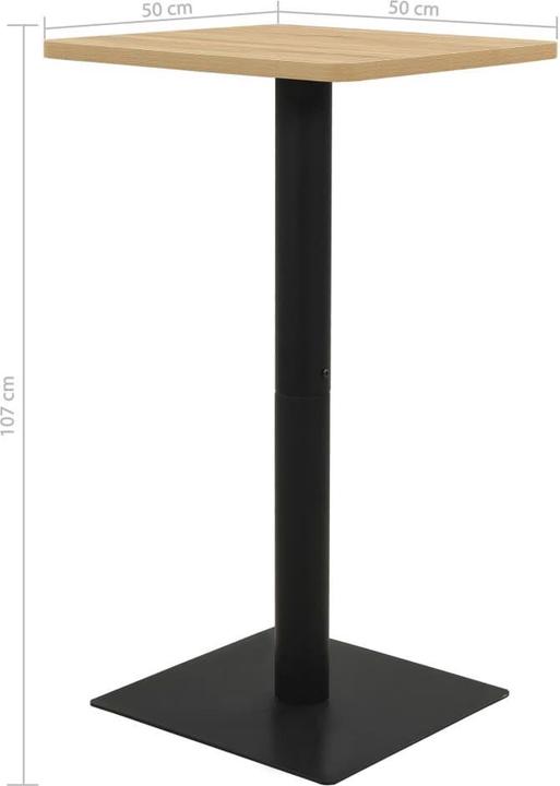 Produktbild vidaXL Bartisch (50 x 50 x 107 cm)