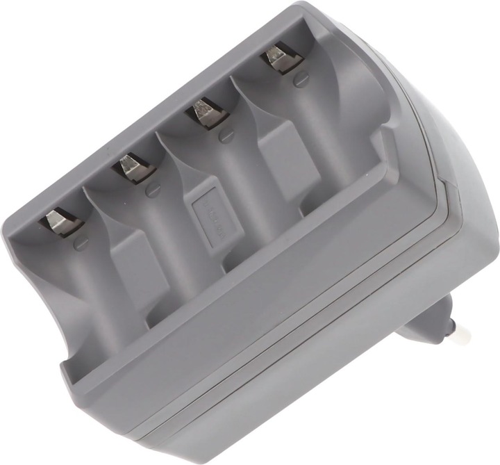 Actual product image AccuCell CR123 charger for 4x CR123A, CR123R without rechargeable batteries, quadruple CR123 charger (not (4 pcs., RCR123A, Chargers without battery)