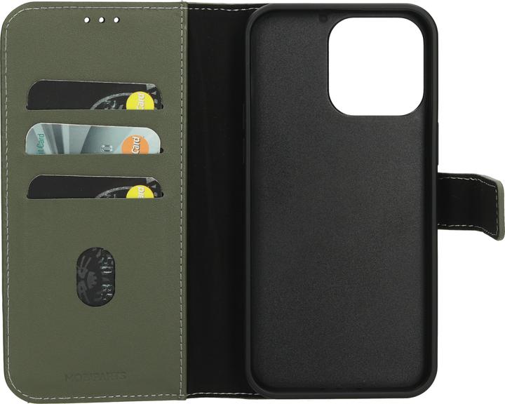 Actual product image Mobiparts Leather 2 in 1 Wallet Case Apple iPhone 15 Pro Max Green (Apple iPhone 15 Pro Max)