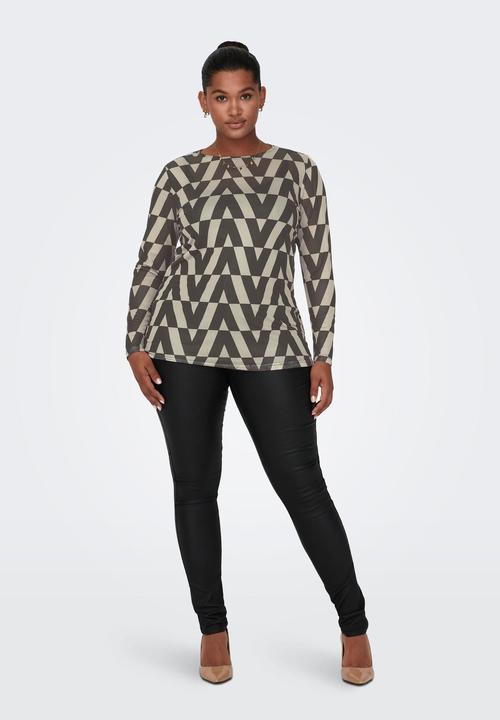 Actual product image Only Curvy mesh top with long sleeves (M)