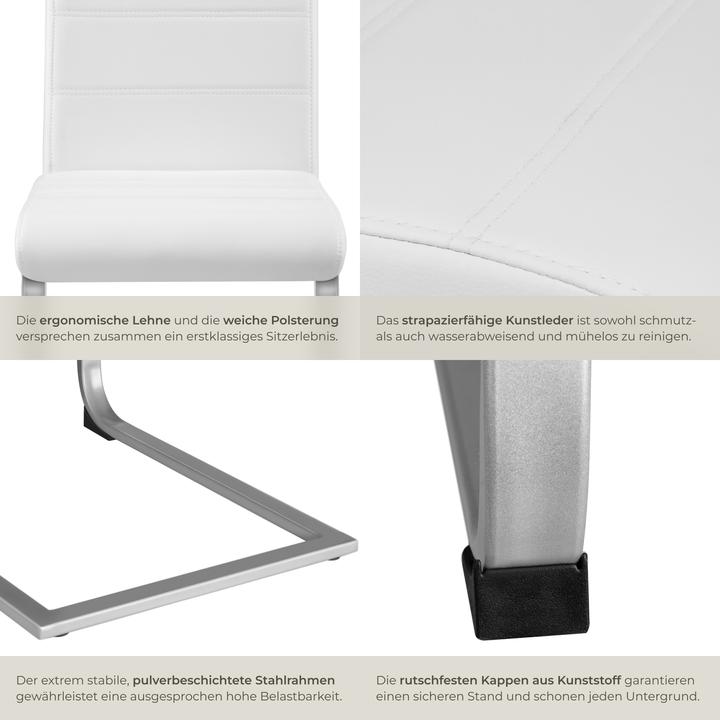 Image du produit tectake 4x Schwingstuhl