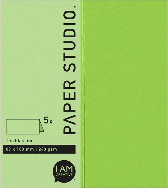 Produktbild I Am Creative Tischkarten (240 g/m²)