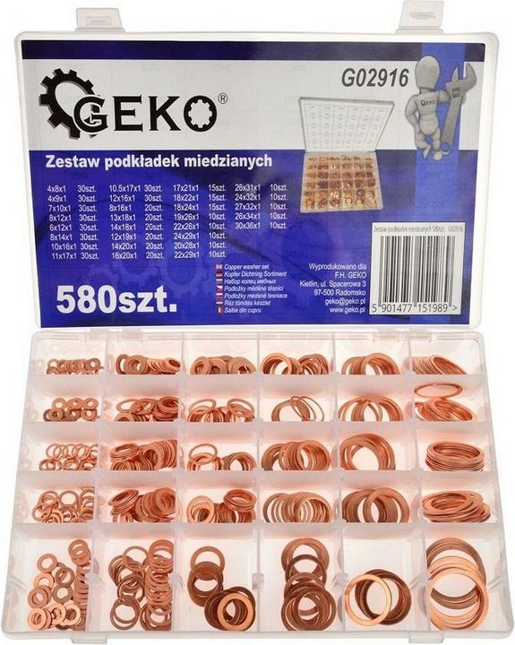 GEKO Set mit 580 Kupferscheiben