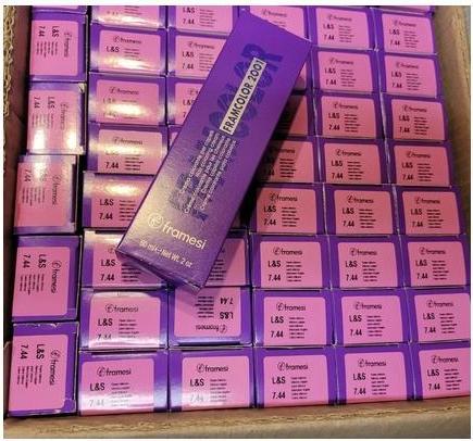 Immagine prodotto Framesi FRAMCOLOR 2001 L & S 7.44 Rame Intenso Viola Scatola Luce Lucentezza (7,44 Viola rame intenso)